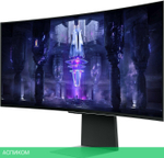 Монитор Samsung Odyssey G8 S34BG850SI серебристый (LS34BG850SIXCI)