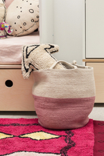 Корзина Lorena Canals Zoco Ash Rose Natural (35 x Ø30 см)