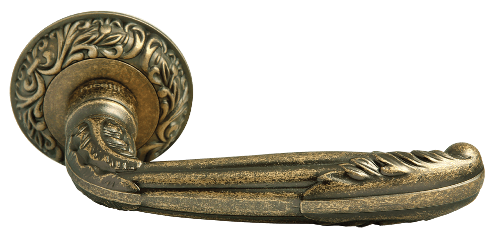Дверные ручки Rucetti RAP-CLASSIC 2 OMB Цвет - старая античная бронза