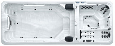 Плавательный гидромассажный спа-бассейн Sunrans SR8802В с двумя чашами