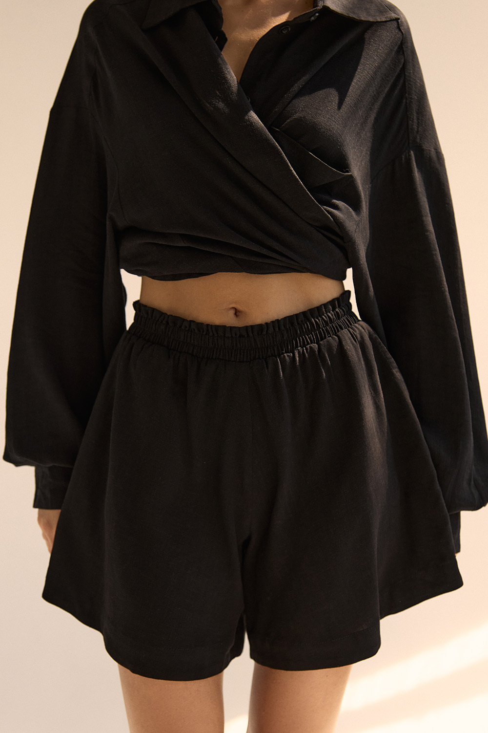 Рубашка с длинным рукавом MYKONOS Чёрный