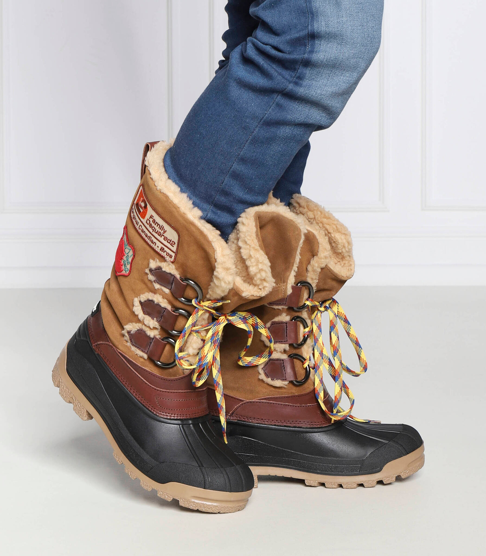 Кожаные угли Dsquared2 - коричневый(SBM0011 12905740)