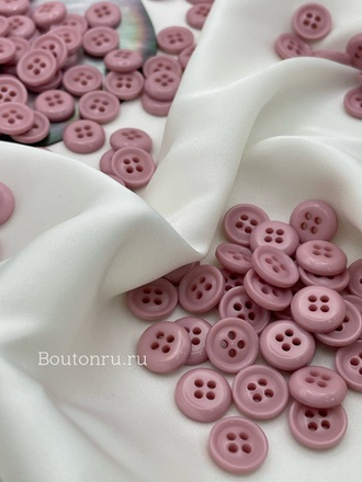 Пуговицы на прокол розовая пудра