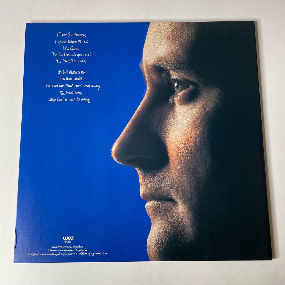 Винтажная виниловая пластинка LP Phil Collins Hello, I Must Be Going (Japan 1982) (Obi) The West Side