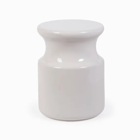 Кофейный стол Perry Ø33х45 см, бежевый глянец