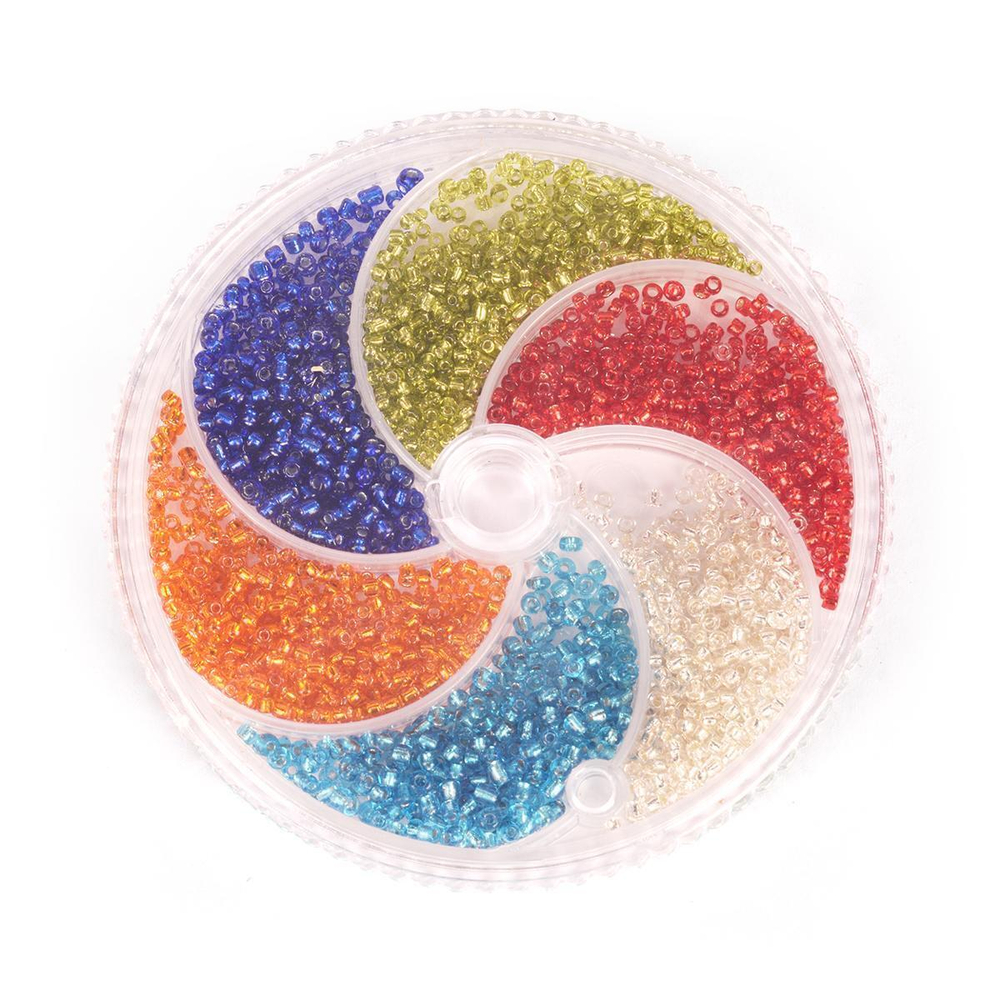 Набор бисера для рукоделия "Zlatka №2" 6 цветов, 11/0 6870466