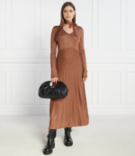 Платье с ремешком TWINSET - коричневый(232TT3270)