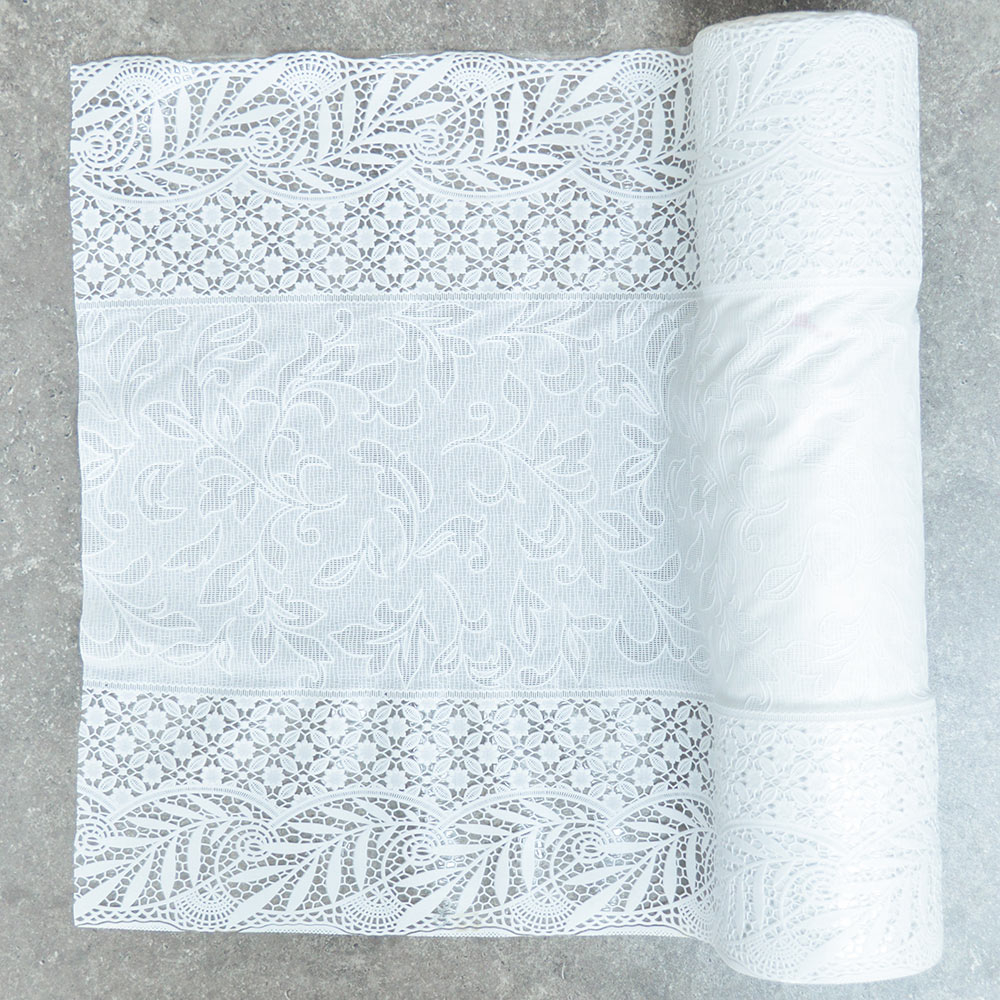 Салфетка ажурная в рулоне 50см*20м MONICA, белая, LSTJXL026A