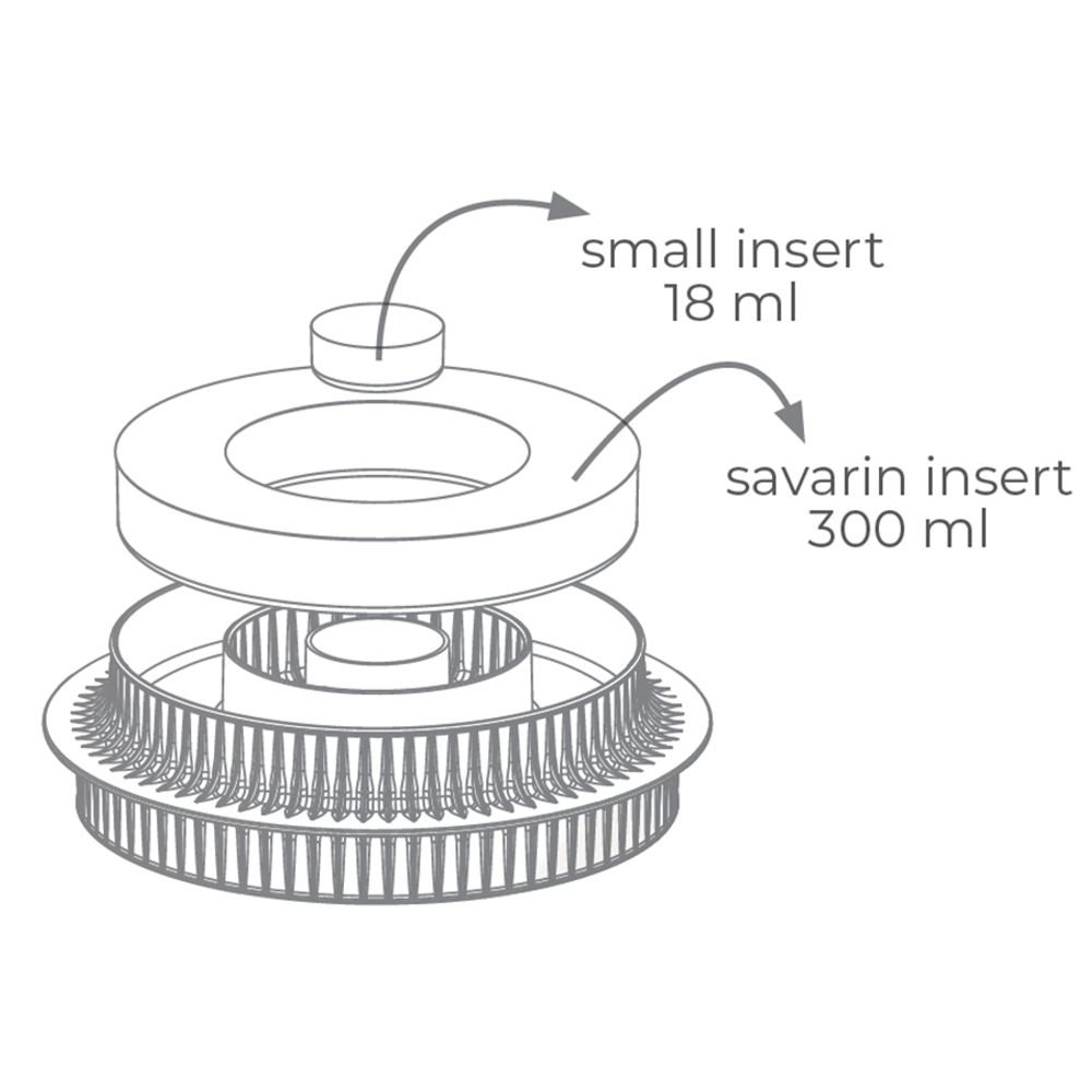 Silikomart Форма для приготовления тортов и пирожных Multi-Inserto Round