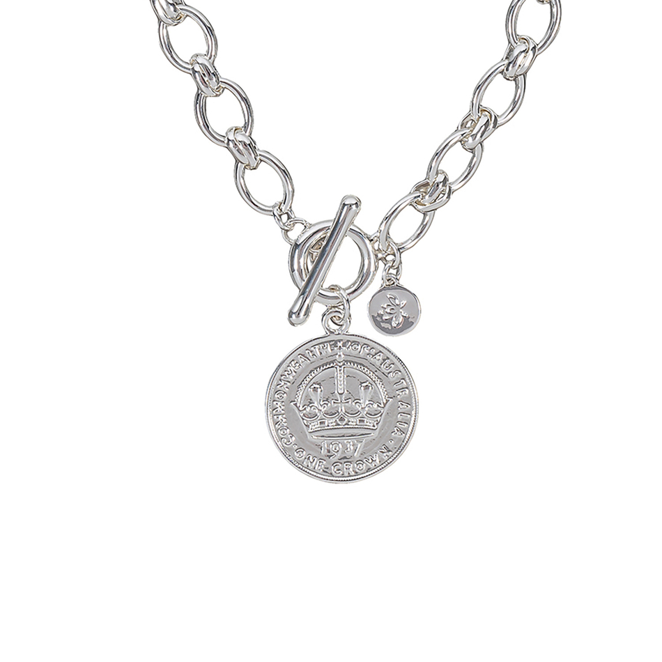 Колье Fiore Luna With a coin BL4545 S