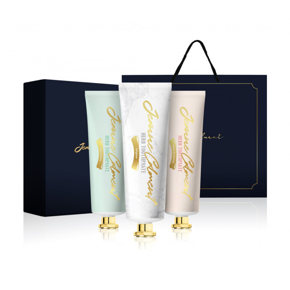 Набор Зубная паста Evas Jeanne Calment Herb Toothpaste Assorted Collection 3 шт х 80 г = 240 г