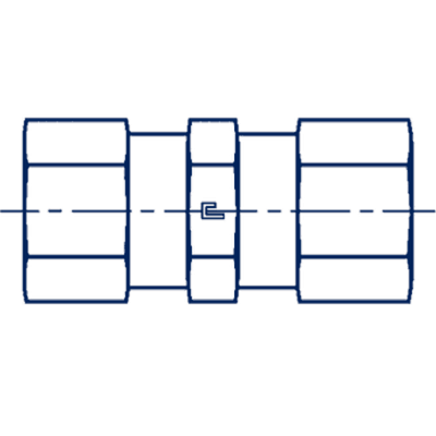Клапан обратный с внутренней резьбой M22x1.5 впускной