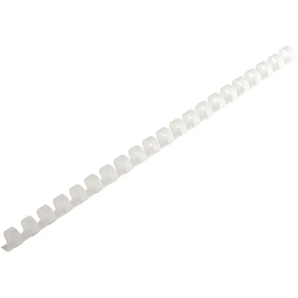 Пружины для переплета пластиковые Attache Economy 12мм белые 100шт/уп