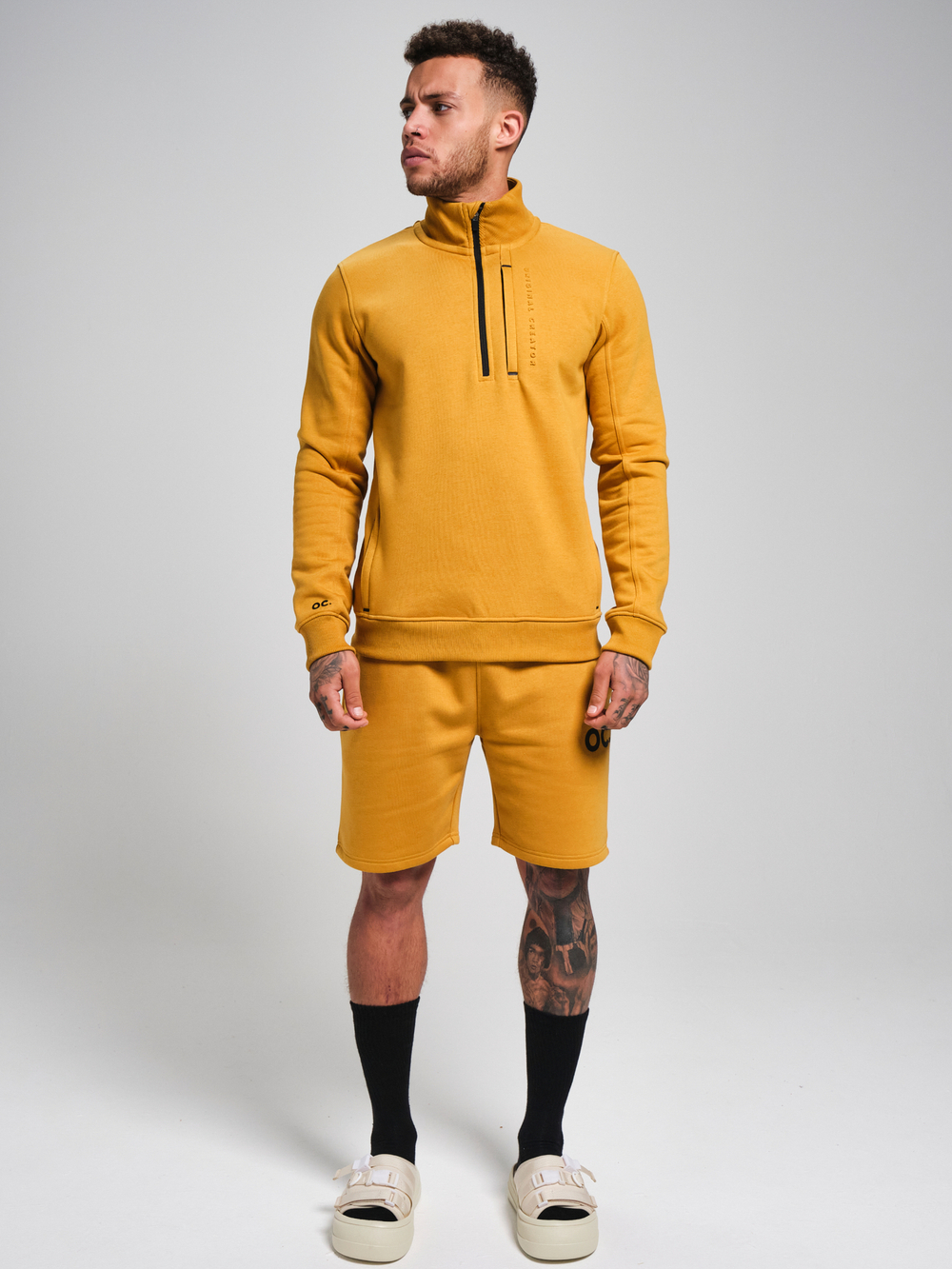 Свитшот с короткой молнией ORIGINAL CREATOR HALF ZIP, Желтый
