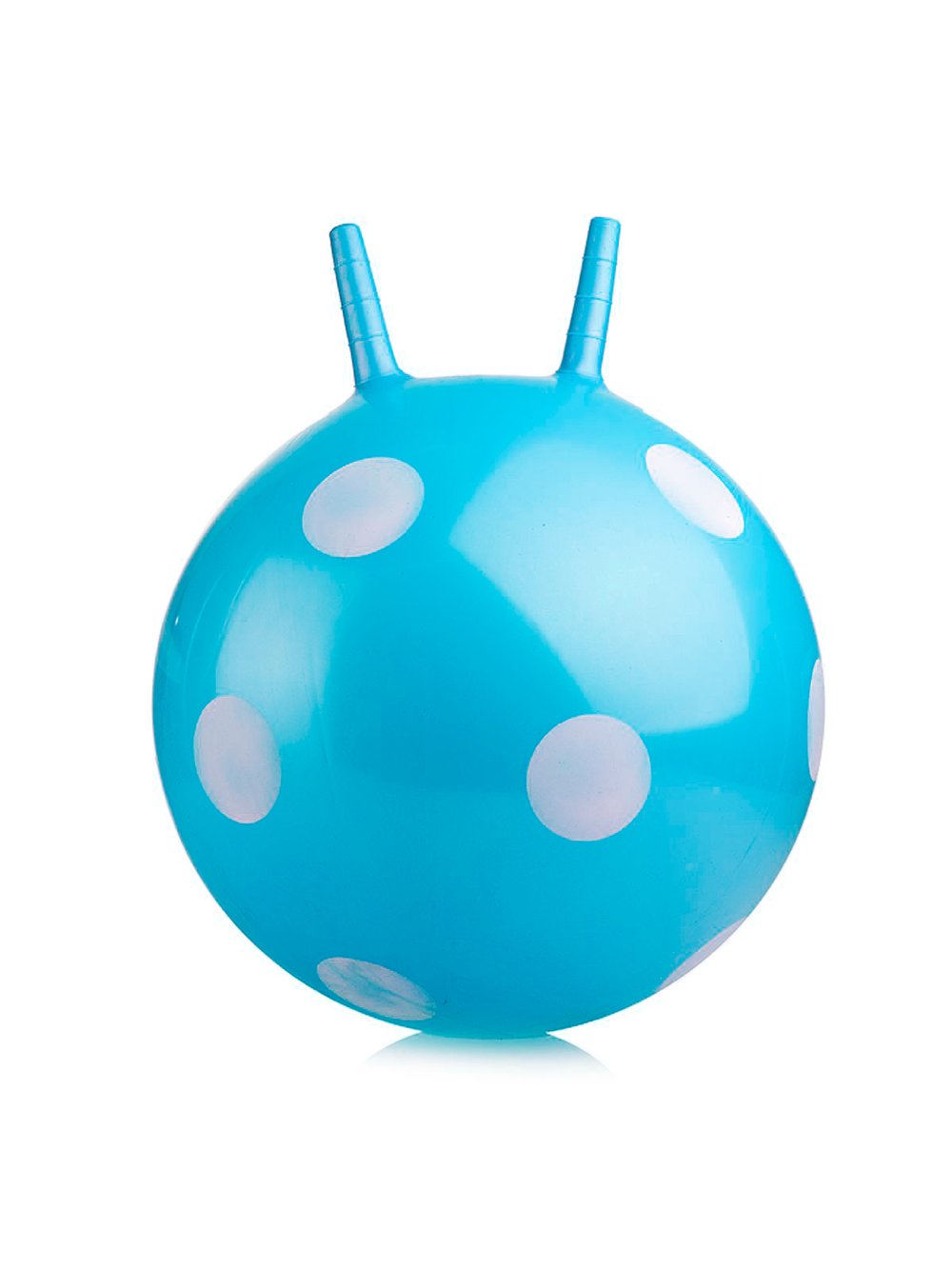 Мяч прыгун с ручкой 45 см голубой (U002485Y-2)