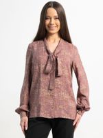 Рубашка с бантом Рузанна (чайная роза) Б15245-10М LT Collection