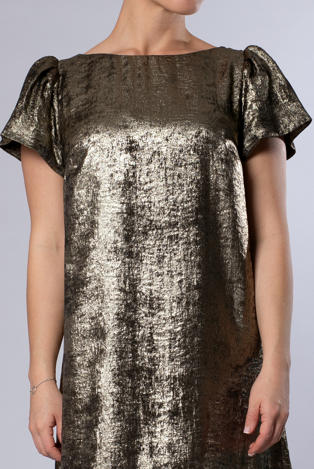 Платье женское 2572ЛПБ, Золотой #182Зол052572ЛП