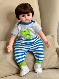 Кукла Реборн мягконабивная 48см в пакете (FA-079A)