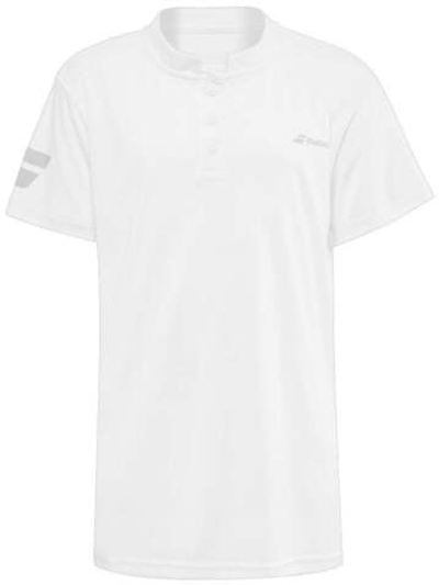 Детская теннисная футболка Babolat Play Polo Boy - White