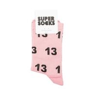 Носки SUPER SOCKS Пепел 13, розовый