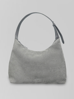 Сумка May Va 15055 замшевая на замке с одной удлиненной ручкой