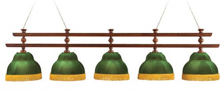 Лампа Ливерпуль 5пл. ясень (№4,бархат burgundy,бахрома желтая,фурнитура золото)