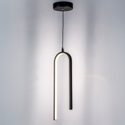 749017 Подвес SATURNO LED 8W 640LM ЧЕРНЫЙ 3000K