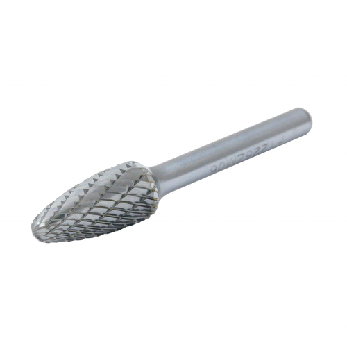 Борфреза параболическая F 03х14 M03 двойная насечка с покрытием