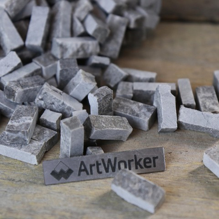 Колотый натуральный камень NS36, 350 гр