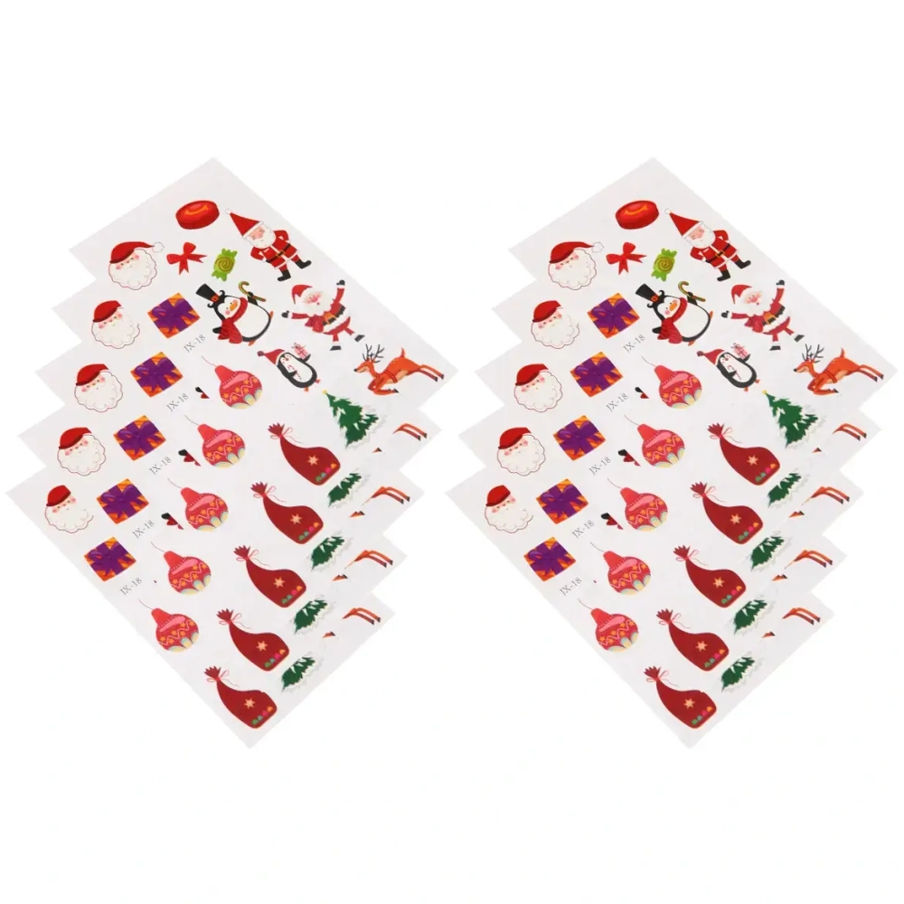 Наклейки новогодние «Зимнее веселье» 6,7*12 см