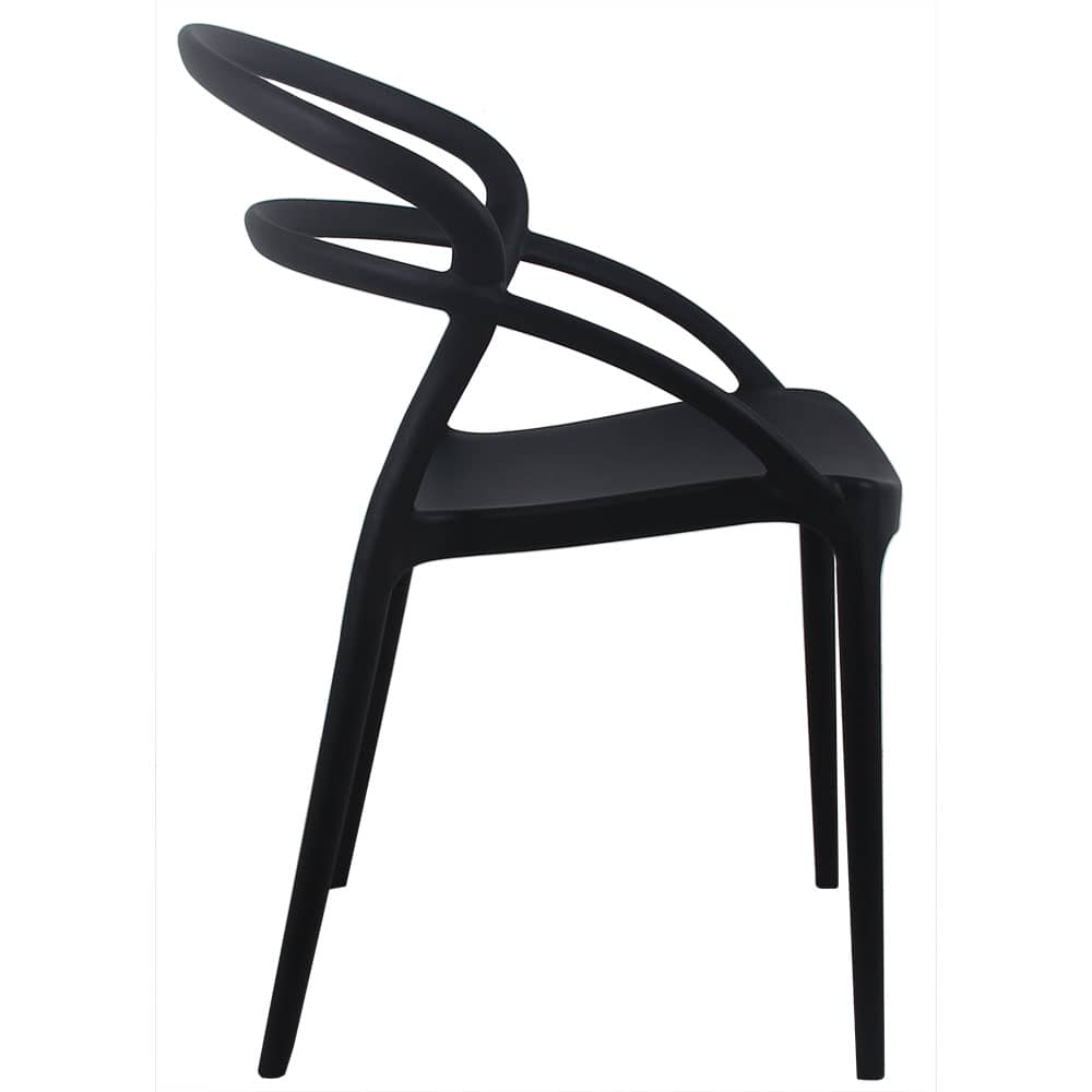 Стул Margo чёрный пластик