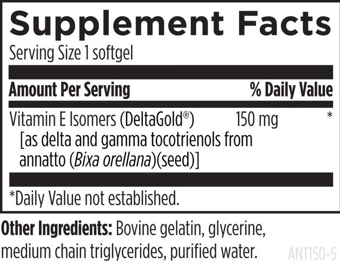 Аннато-Е 150, Annatto-E® 150, Designs for Health, 30 гелевых капсул 2