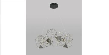 Подвесной светодиодный светильник 55W 4000K 90369/12 чёрный жемчуг Uma Eurosvet