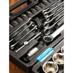 Набор слесарных инструментов Bartex, 1/2", 1/4", CrV сталь, кейс, 82 пр, шт