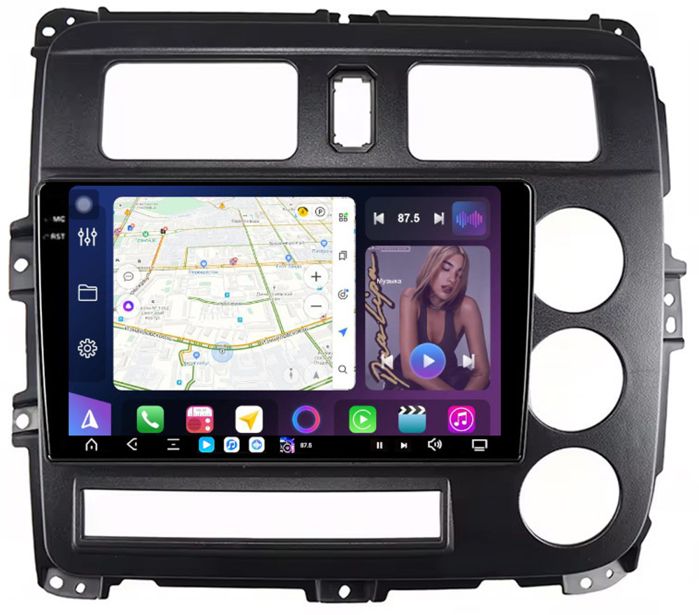 Магнитола для Sollers Argo 2022-2024+ - FarCar XXL9-9602 монитор 9.5" 2K QLED на Android 14, TS20, 8+256Гб, CarPlay, 4G SIM-слот