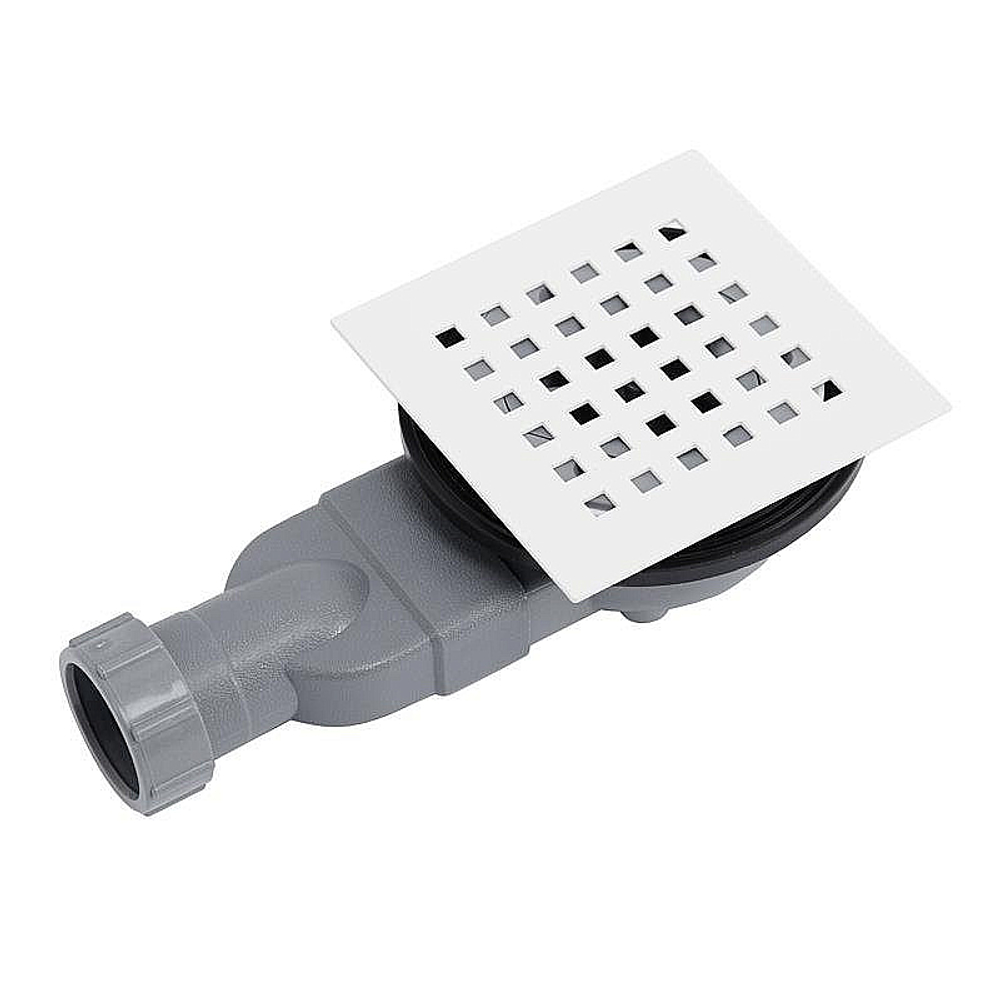 Душевой поддон BelBagno Uno TRAY-MR-UNO-AH-120/90-35-W-BO белый, с сифоном и белой матовой накладкой