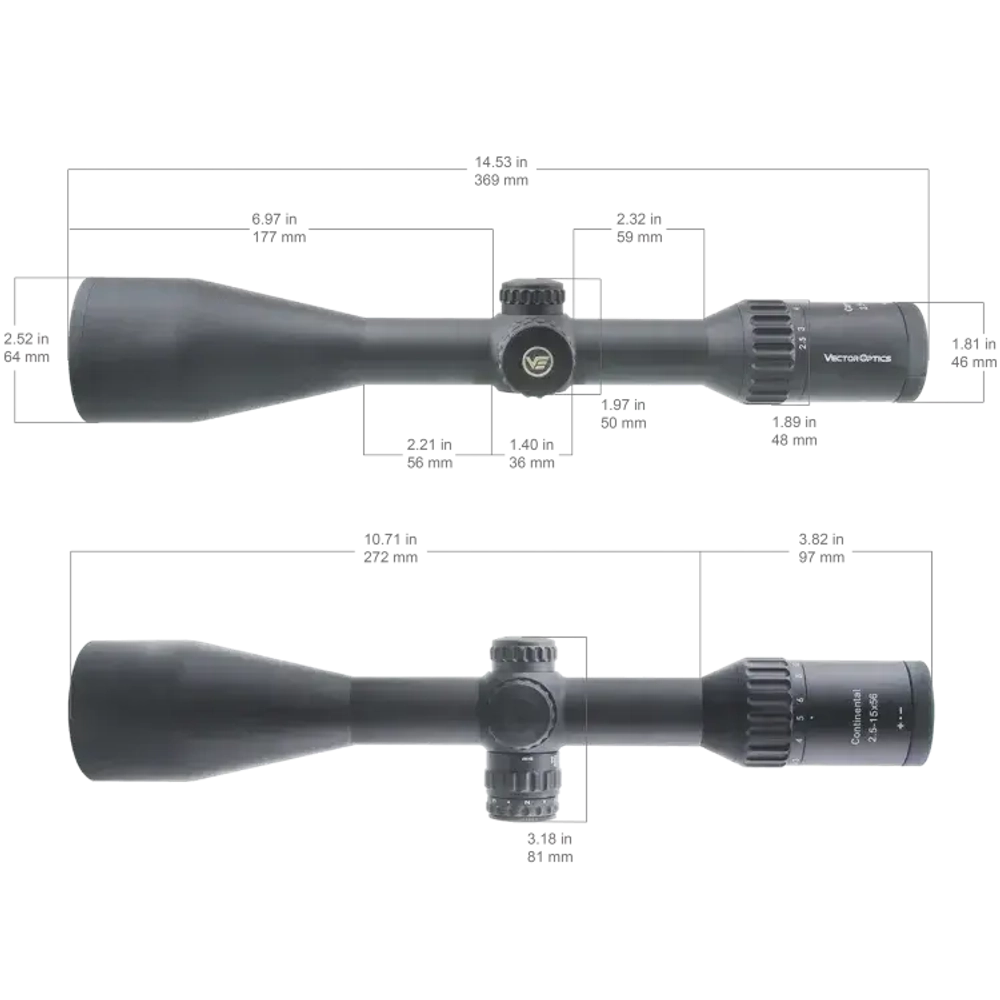 Прицел Vector Optics Continental 2,5-15x56 Hunting G4 (SCOM-38)