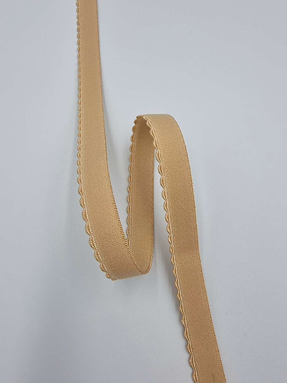 Ажурная становая резинка загар 11 мм (Pantone 15-1220 TPX)