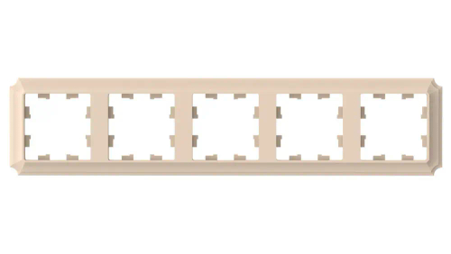 ATLASDESIGN ANTIQUE 5-постовая РАМКА, универсальная, ПЕСОЧНЫЙ