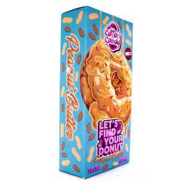 Купить Жижа Cotton candy LET'S FIND YOUR DONUT - Peanut Butter 60 мл