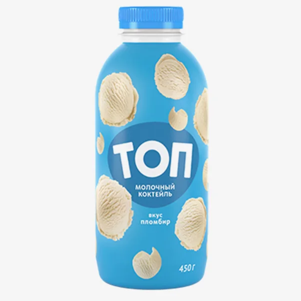 Коктейль ТОП Пломбир 450 гр