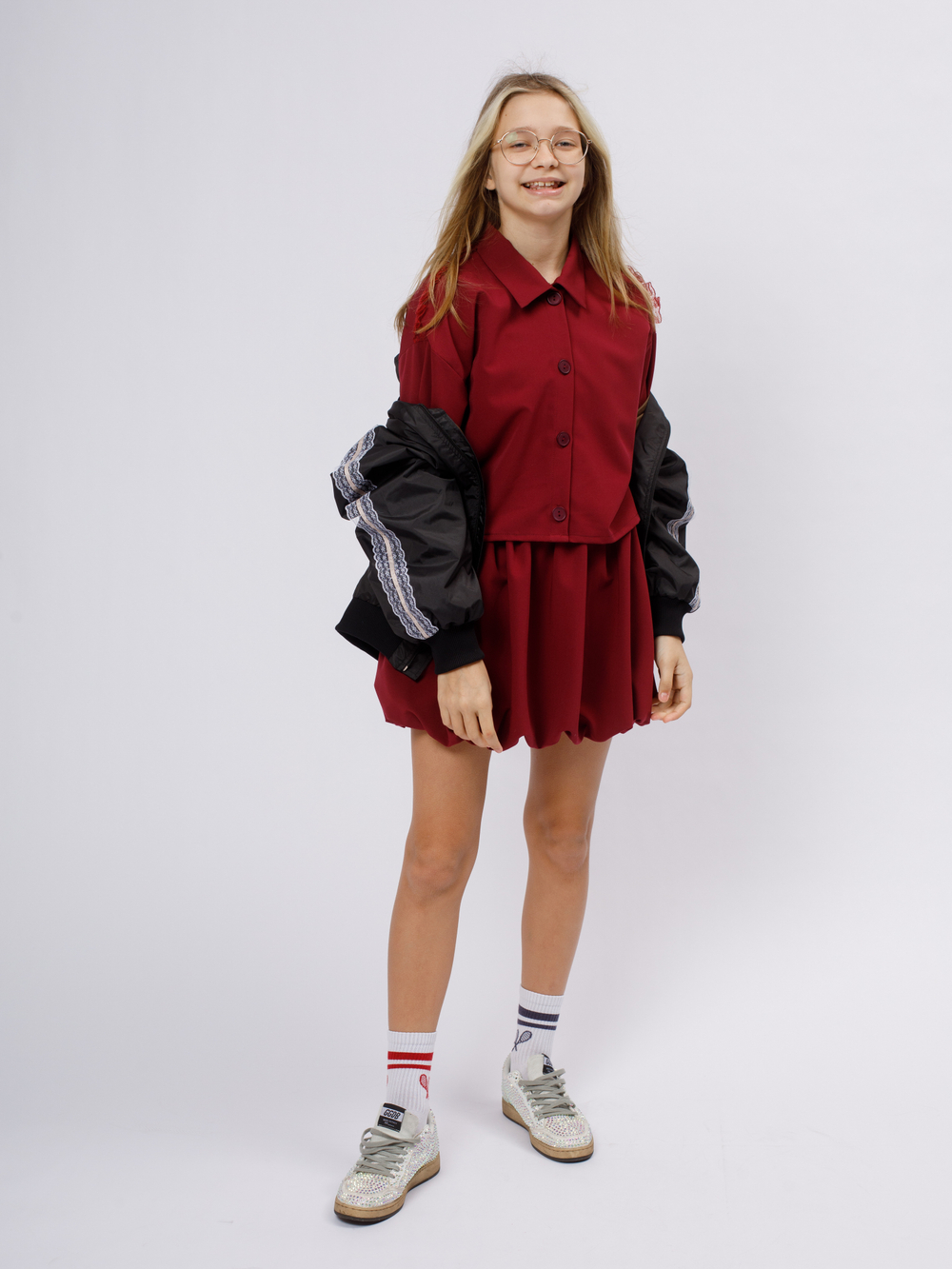 Куртка ветровка черная