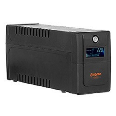 Exegate EP285562RUS ИБП ExeGate Power Smart ULB-800.LCD.AVR.C13.RJ.USB <800VA/480W, LCD, AVR, 4*IEC-C13, RJ45/11, USB, Black>