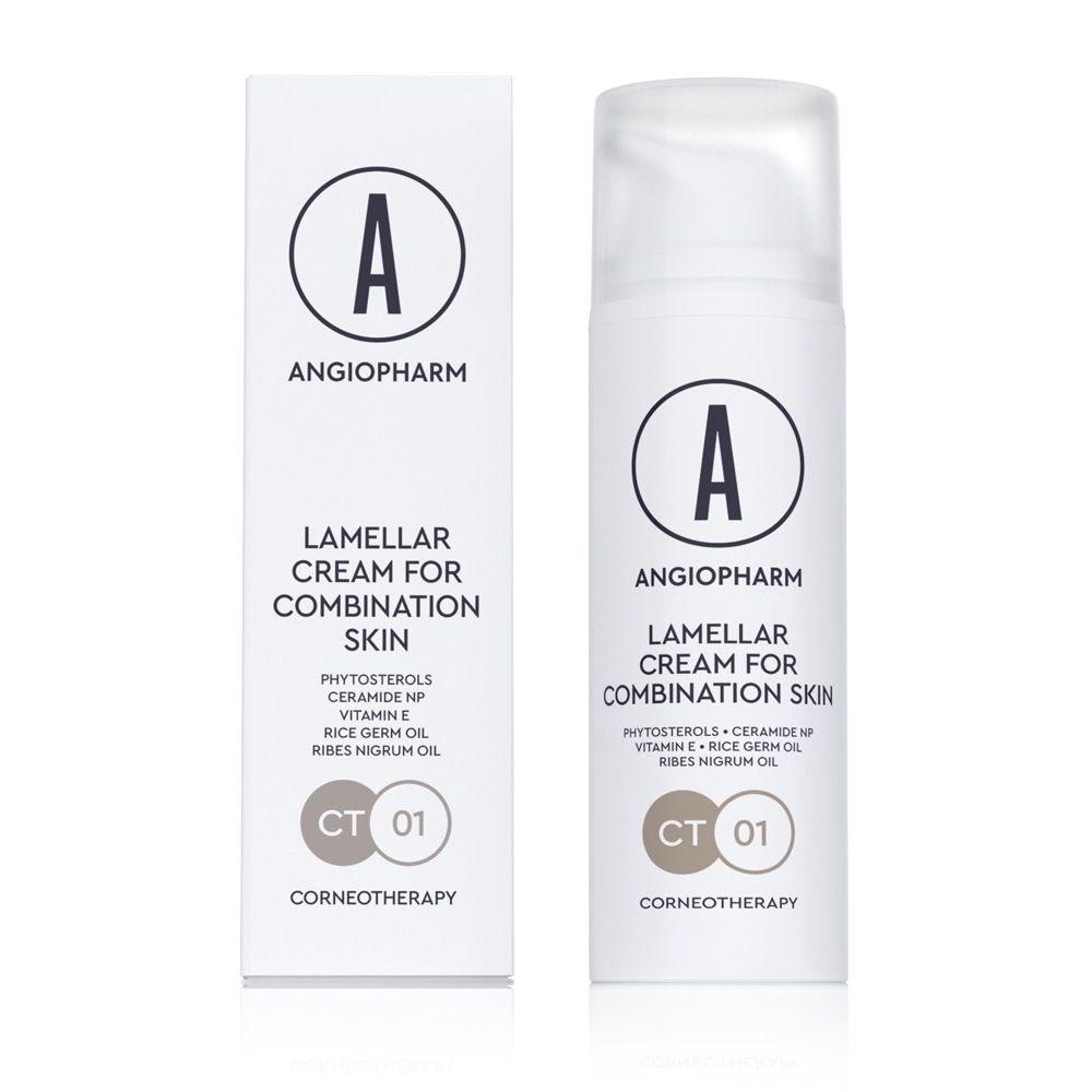 ANGIOPHARM Ламеллярный крем для комбинированной кожи