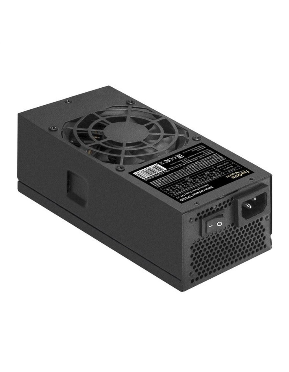 Exegate EX292227RUS Блок питания 400W ExeGate TPS400 (TFX, 8cm fan, 24pin, 4+4pin, 3xSATA, 2xIDE, black)