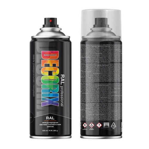 Эмаль аэроз. DECORIX акрил. Professional RAL 8017 шоколадный-коричневый матовый 520мл  0138-8017m DX