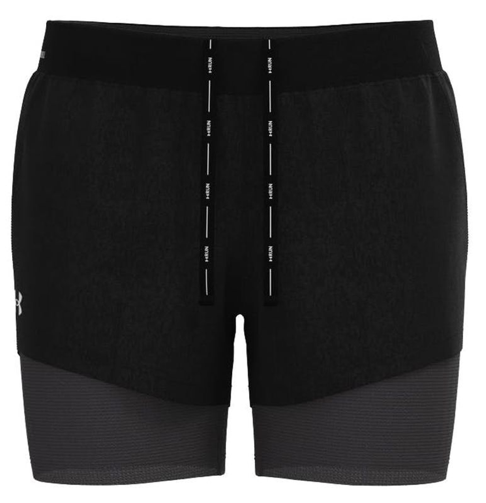 Женские теннисные шорты Under Armour IsoChill Run 2in1 Short M - Black