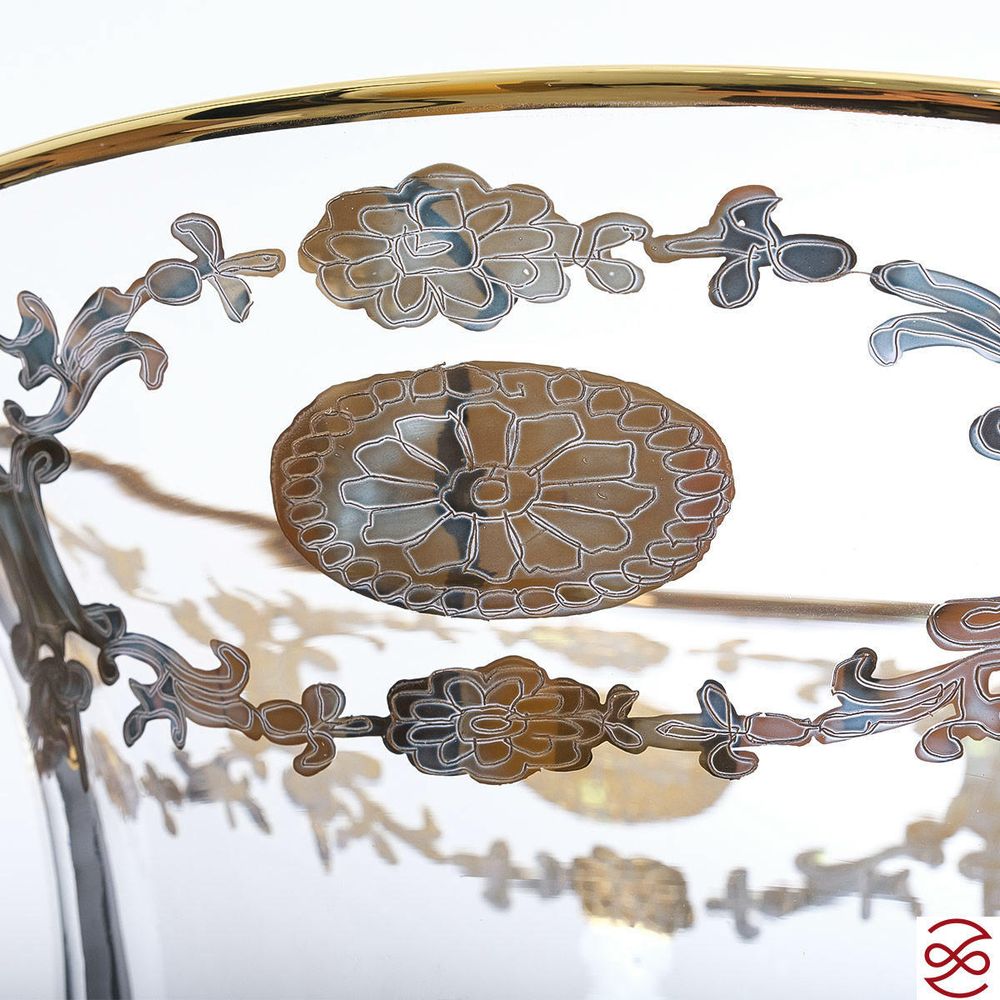 Конфетница медов.золото TIMON 26 см.