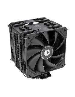 Кулер для процессора ID-COOLING SE-225-XT BLACK V2 LGA20XX/1700/1200/115X/AM5/AM4 (10шт/кор, TDP 220W, PWM, 5 тепл.трубок прямого контакта, DUAL FAN 120mm, черный) RET