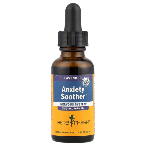 Herb Pharm, Anxiety Soother™, со вкусом лаванды, 30 мл (1 жидк. унция)